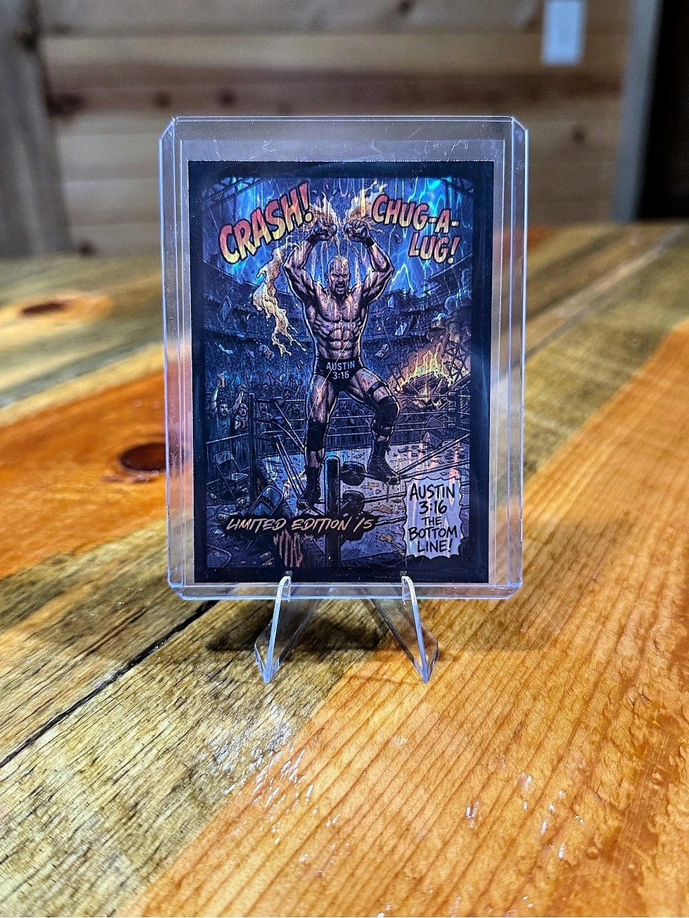 Stone Cold Steve Austin 3:16 Limited Edition Custom Trading Card